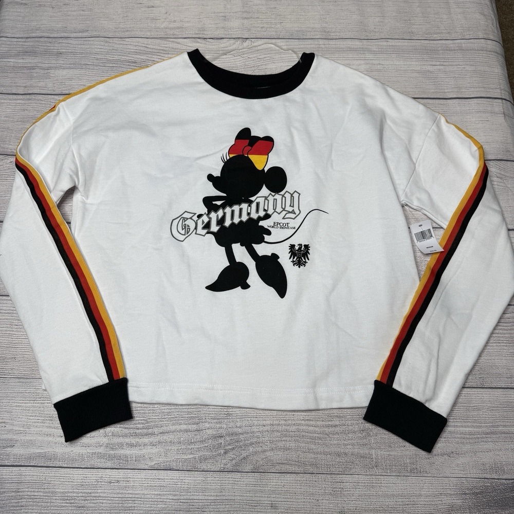 Disney World Epcot Germany Minnie Mouse Long‎ Sleeve Top Size Medium NWT